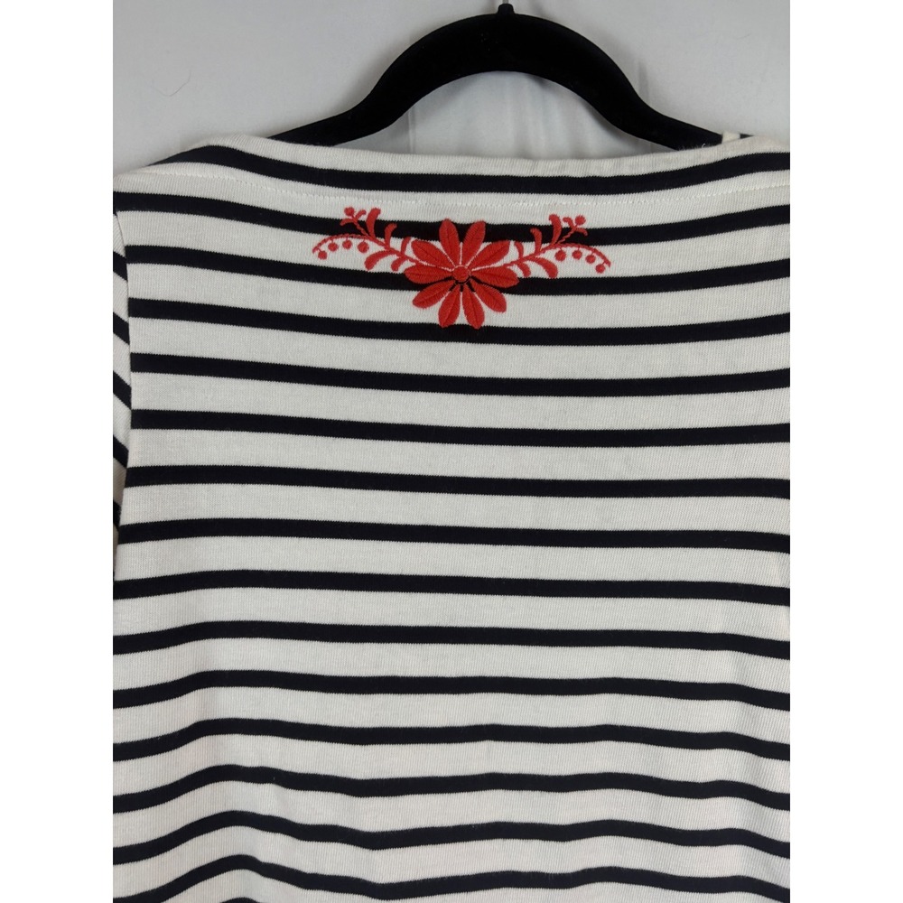Kate Spade Broome Street Nautical Striped Embroidered Drop Waist‎ Dress XS - Picture 12 of 13